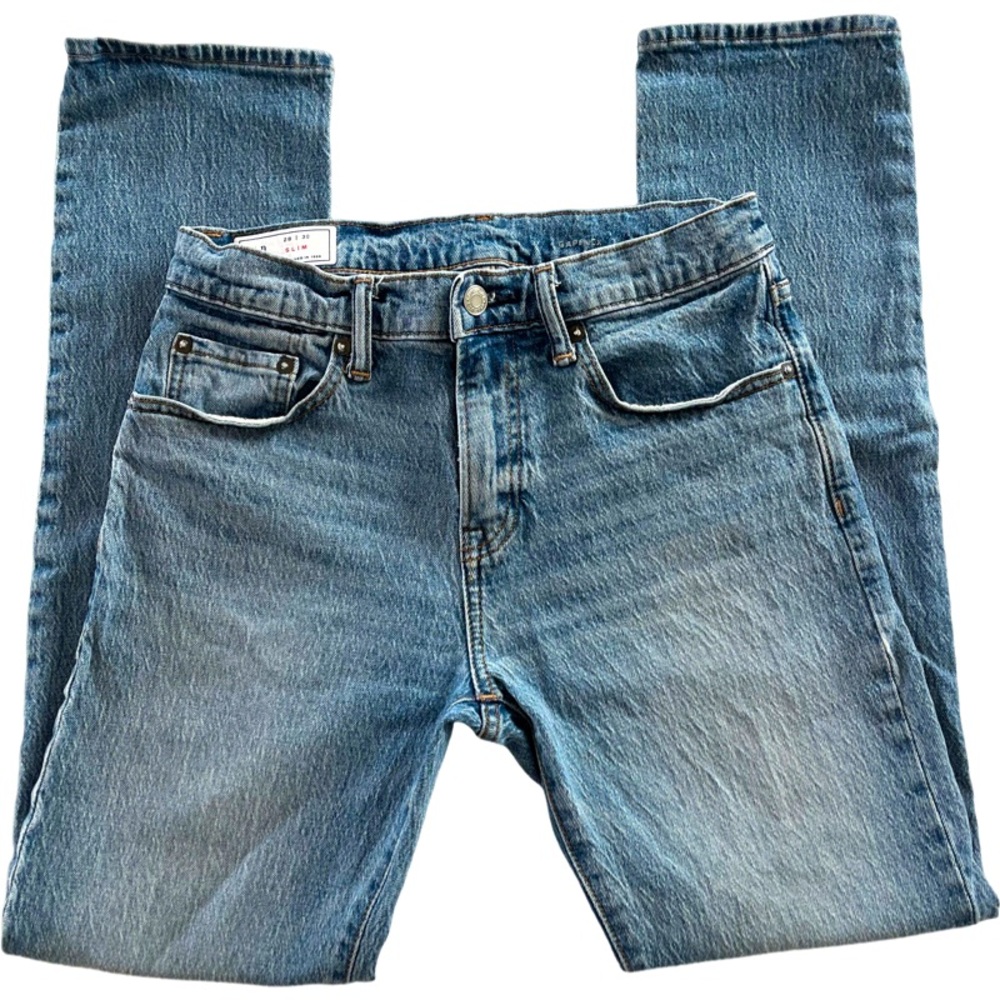 GAP Denim Slim Jeans. Medium wash. 28 | 30